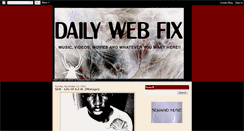 Desktop Screenshot of dailywebfix.blogspot.com