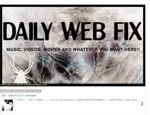 Tablet Screenshot of dailywebfix.blogspot.com