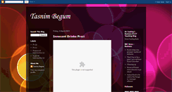 Desktop Screenshot of misstasnimbegum.blogspot.com