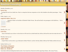 Tablet Screenshot of myrandomgenealogy.blogspot.com