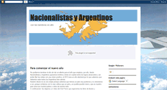 Desktop Screenshot of nacionalistasyargentinos.blogspot.com