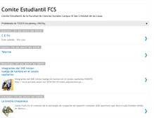 Tablet Screenshot of comiteestudiantilfcs.blogspot.com