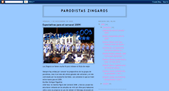 Desktop Screenshot of parodistaszingaros.blogspot.com