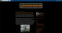 Desktop Screenshot of incendio-declarado.blogspot.com