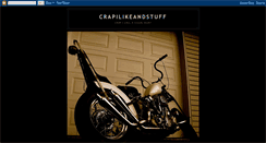 Desktop Screenshot of crapilikeandstuff.blogspot.com