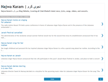 Tablet Screenshot of najwa-karam.blogspot.com