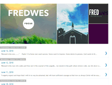 Tablet Screenshot of fredwespastor.blogspot.com