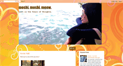 Desktop Screenshot of moshi2meow.blogspot.com