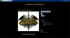 Desktop Screenshot of hon-beta-keys.blogspot.com