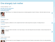 Tablet Screenshot of onestrangelylushmother.blogspot.com