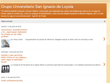 Tablet Screenshot of grupouniversitariosanignaciodeloyola.blogspot.com