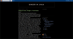 Desktop Screenshot of gingerinjinja.blogspot.com