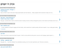 Tablet Screenshot of gingerinjinja.blogspot.com