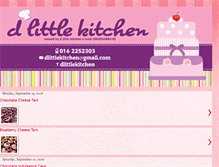 Tablet Screenshot of dlittlekitchen.blogspot.com