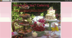 Desktop Screenshot of anyoneforteacatering.blogspot.com