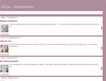 Tablet Screenshot of alicja-beautyhome.blogspot.com
