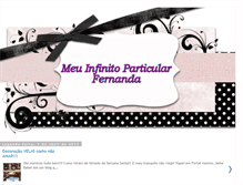 Tablet Screenshot of meuinfinitoparticular-fernanda.blogspot.com