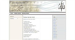 Desktop Screenshot of jalan-islamkaffah.blogspot.com