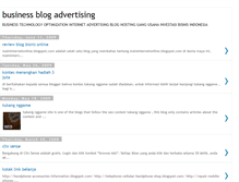 Tablet Screenshot of businessblogadvertising.blogspot.com