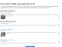 Tablet Screenshot of its-a-cats-world.blogspot.com