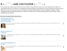 Tablet Screenshot of maecomfilhos.blogspot.com