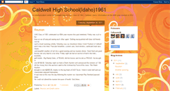Desktop Screenshot of caldwellhighschoolidaho1961.blogspot.com