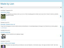Tablet Screenshot of madebylien.blogspot.com