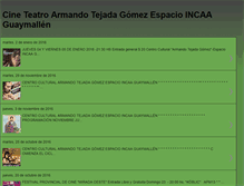 Tablet Screenshot of cineteatroarmandotejadagomez.blogspot.com