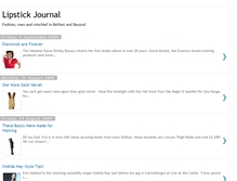 Tablet Screenshot of lipstickjournal.blogspot.com
