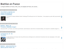 Tablet Screenshot of biathlonfrance.blogspot.com