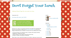Desktop Screenshot of dontforgetyourlunch.blogspot.com