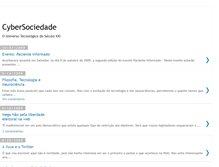 Tablet Screenshot of cybersociedade.blogspot.com