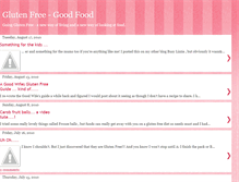 Tablet Screenshot of glutenfree-goodfood.blogspot.com