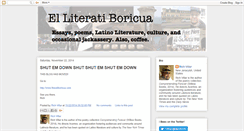 Desktop Screenshot of literatiboricua.blogspot.com