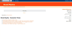 Desktop Screenshot of abrandmantra.blogspot.com