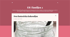 Desktop Screenshot of ebifamiljen.blogspot.com