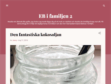 Tablet Screenshot of ebifamiljen.blogspot.com