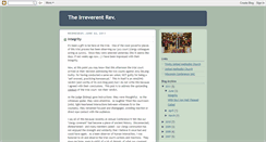 Desktop Screenshot of irreverentrev.blogspot.com