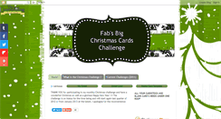 Desktop Screenshot of fabsbigchristmascardschallenge.blogspot.com
