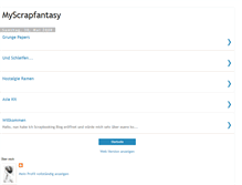 Tablet Screenshot of myscrapfantasy.blogspot.com