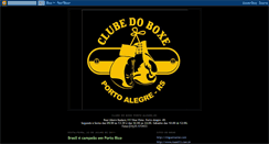 Desktop Screenshot of clubedoboxe-portoalegrers.blogspot.com