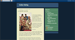 Desktop Screenshot of indiandatingblog.blogspot.com