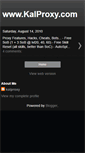 Mobile Screenshot of kalproxy.blogspot.com