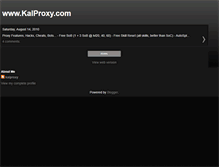 Tablet Screenshot of kalproxy.blogspot.com