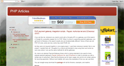 Desktop Screenshot of php5articles.blogspot.com