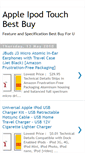 Mobile Screenshot of cheapappleipod-touch.blogspot.com