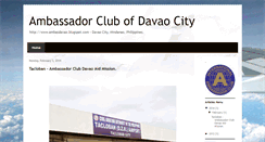 Desktop Screenshot of ambasdavao.blogspot.com