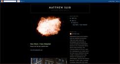 Desktop Screenshot of matthewsuib.blogspot.com