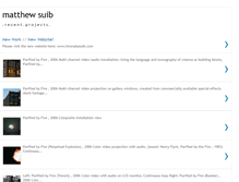 Tablet Screenshot of matthewsuib.blogspot.com