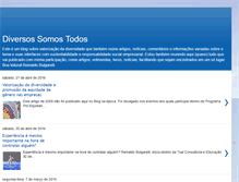 Tablet Screenshot of diversossomostodos.blogspot.com